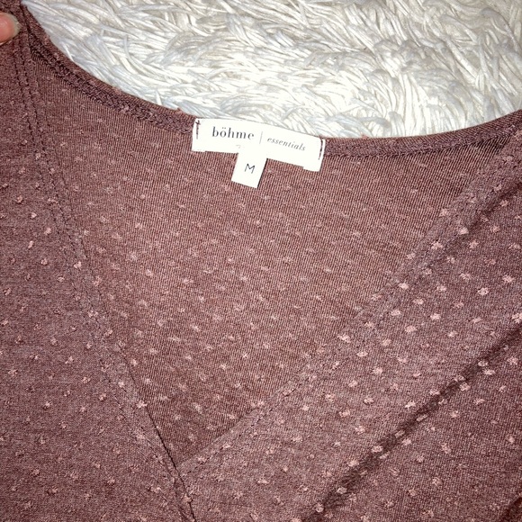 Bohme Brown Sleeved Top - Picture 4 of 4